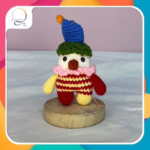 MEDIUM ANIMALS CLOWN-purple