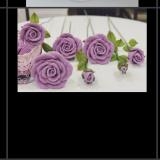 FLOWER BRANCHES BIG ROSE-pink