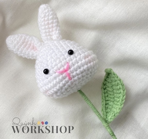 FLOWER BRANCHES WHITE RABBIT