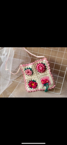 CROCHET BAGS MIXED SQUARE 2