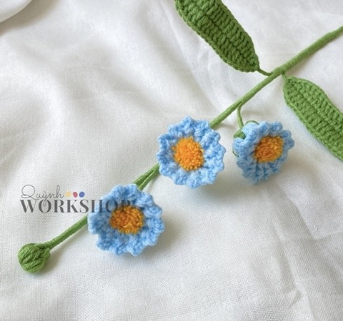 LUX FLOWER BRANCHES - BELL FLOWER -purple