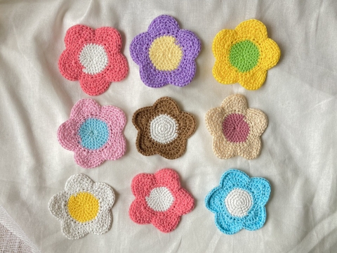COASTERS - SIMPLE FLOWER