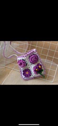CROCHET BAGS MIXED SQUARE 4