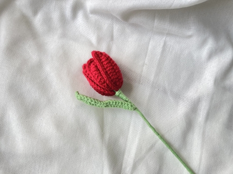 FLOWER BRANCHES 2 - BIG PETAL TULIP-red