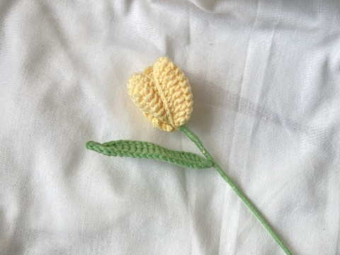 FLOWER BRANCHES PETAL TULIP-yellow