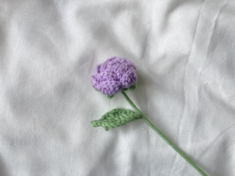 FLOWER BRANCHES SMALL ROSE-light purple