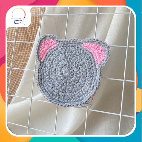 COASTERS - CAT 2D-grey pink