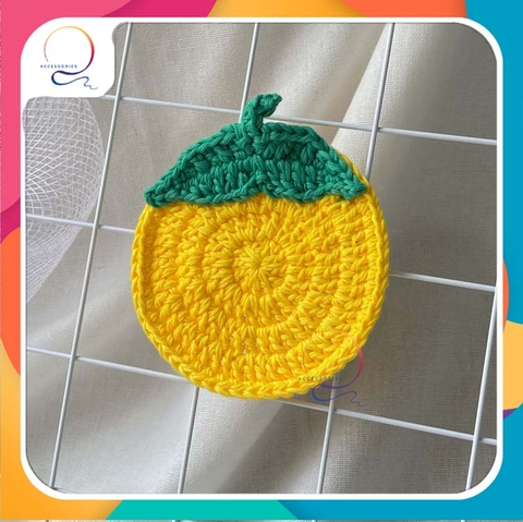 COASTERS FRUIT-yellow