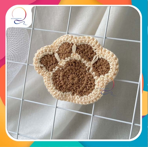 COASTERS CAT FOOT-cream brown