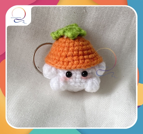 SMALL ANIMALS 2 - LITTLE MUSHROOM-orange yellow