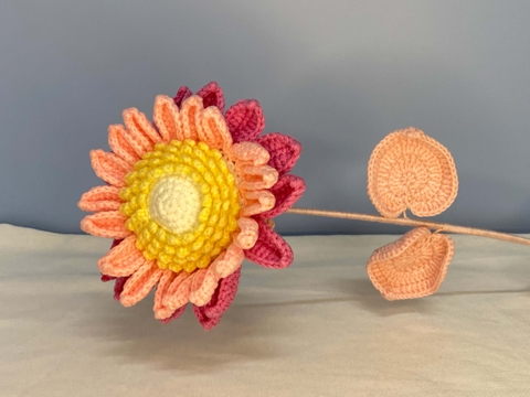 LUX FLOWER BRANCHES SUNFLOWER PINK