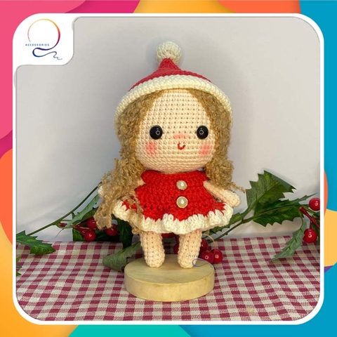 CHRISTMAS RED HAT GIRL