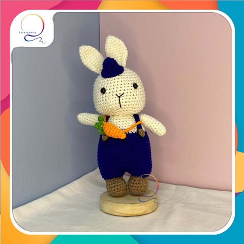 SUPER BIG ANIMALS FARMER RABBIT-blue