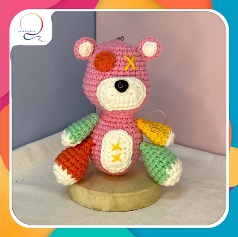 BIG ANIMALS BAD BEAR-pink