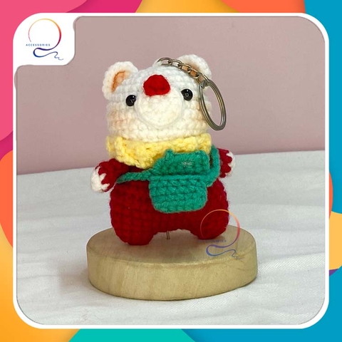 MEDIUM ANIMALS POLAR BEAR-red