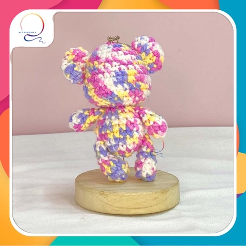 MEDIUM ANIMALS BEARBRICK-purple