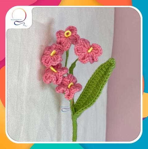 FLOWER BRANCHES FORGET-ME-NOT-pink