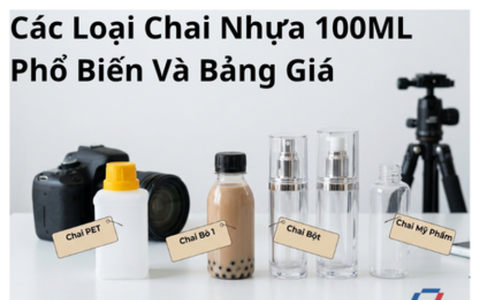 Chi Tiết Các Loại Chai Nhựa 100ML Phổ Biến Và Tiện Lợi Cho Người Tiêu Dùng