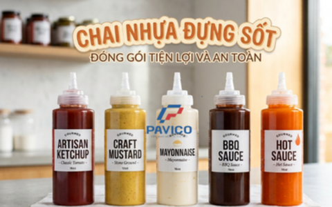 Các Loại Chai Nhựa Đựng Sốt Đóng Gói Tiện Lợi Và An Toàn Cho Người Tiêu Dùng