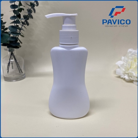 Chai HDPE 100ml -130ml dẹt dáng chữ X