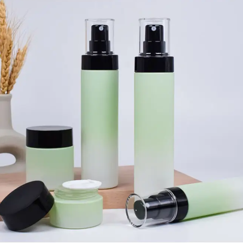 Chai nhựa PET phun mờ bao bì mỹ phẩm cao cấp