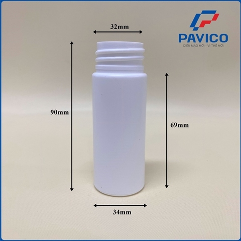 Vỏ chai xịt mũi HDPE 50ml 70ml 80ml