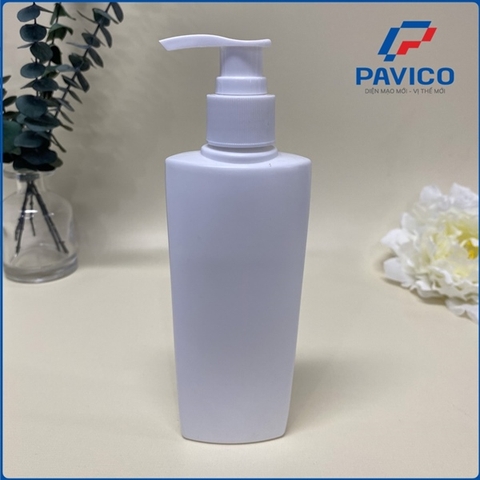 Chai HDPE dẹt dáng chữ V 150ml 200ml