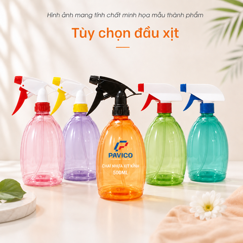 Các mẫu đầu xịt cho chai nhựa xịt kính cổ 28mm