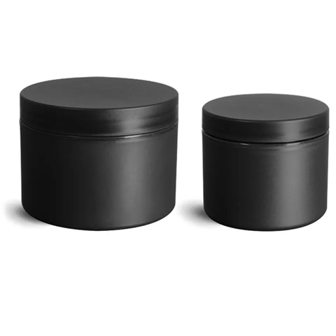 Hũ kem dưỡng PET đen bóng 200ml