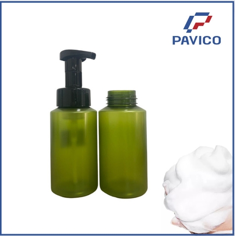 Chai tạo bọt PET 250ML- Chai sữa rửa mặt hàng sản xuất