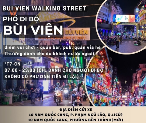 BUI VIEN WALKING STREET PARKING LOT - ĐIỂM GỮI XE PHỐ ĐI BỘ BÙI VIỆN