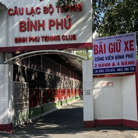 BÃI GIỮ XE CÔNG VIÊN BÌNH PHÚ - QUẬN 6