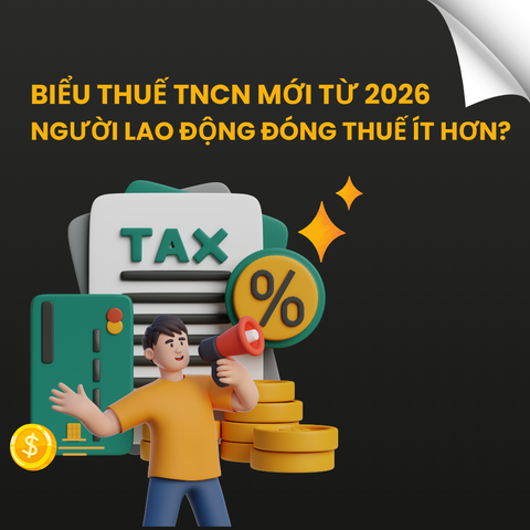 Biểu thuế TNCN mới từ 2026: Người lao động sẽ đóng thuế ít hơn hay nhiều hơn?
