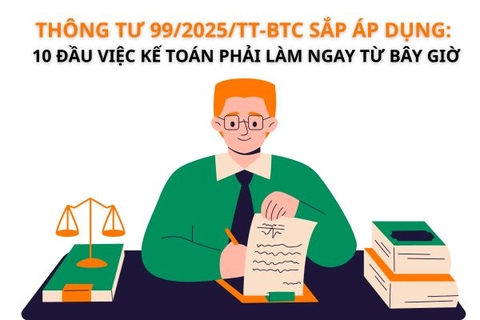 Thông tư 99/2025/TT-BTC sắp áp dụng: 10 đầu việc kế toán phải làm ngay từ bây giờ
