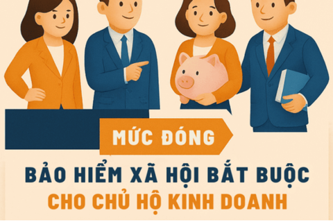 Chi tiết mức đóng bảo hiểm xã hội của hộ kinh doanh mới nhất 2025