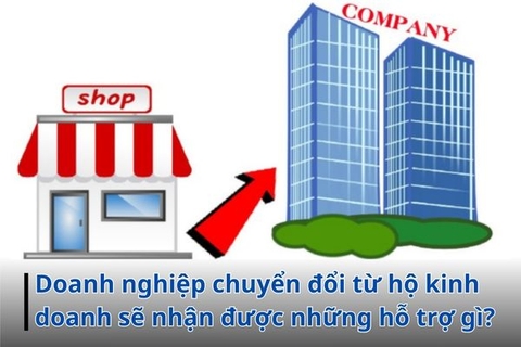 Doanh nghiệp chuyển đổi từ hộ kinh doanh sẽ nhận được những hỗ trợ gì?
