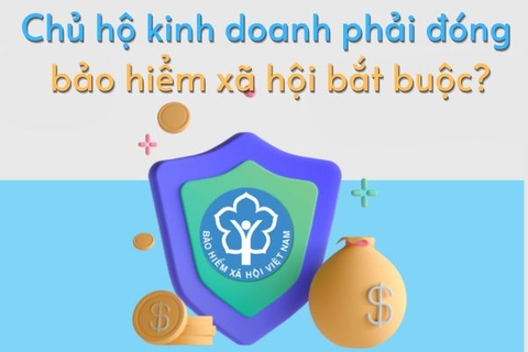 Chủ hộ kinh doanh phải đóng bảo hiểm xã hội bắt buộc?