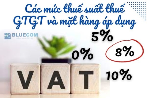 3 mức thuế suất thuế GTGT và mặt hàng áp dụng