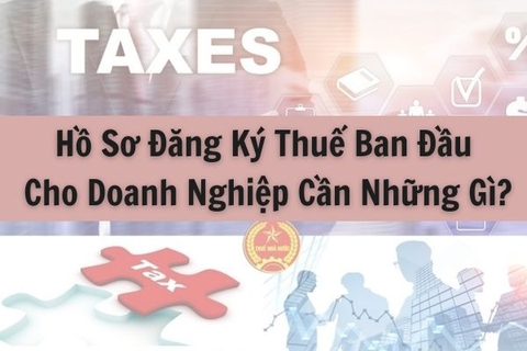Hồ sơ đăng ký thuế ban đầu cho doanh nghiệp cần những gì?