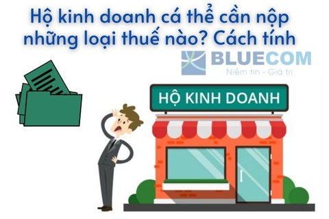 Hộ kinh doanh cá thể cần nộp những loại thuế nào? Cách tính