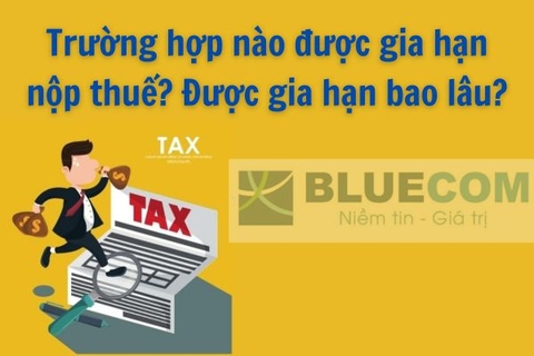 Trường hợp nào được gia hạn nộp thuế? Được gia hạn bao lâu?