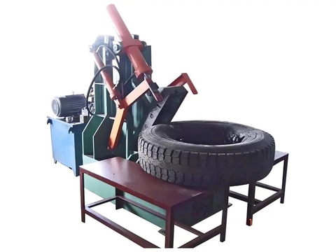 Máy cắt lốp xe phế thải