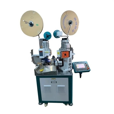 Máy Cắt Dây Và Ép Đầu Cos Tự Động 2 Đầu HXN-ST03