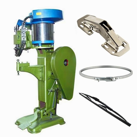 Máy tán đinh cấp phôi bằng phễu rung RMJ10A