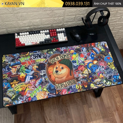 Lót chuột 80x30cm dày 4MM CS-04-80X30-4MM-SPEED