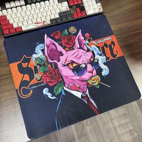 Tấm lót chuột máy tính, kích thước: 45x40x0.4cm, mẫu: ONI-04-45X40-4MM