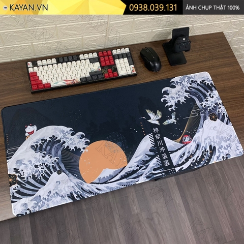 Lót chuột chống nước cỡ lớn 90x40cm dày 5MM WAVE-02-90X40-5MM