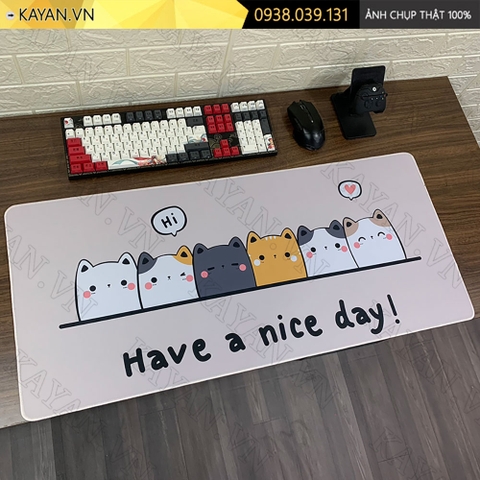 Lót chuột chống nước cỡ lớn 90x40cm dày 3mm CUTE-75-90X40