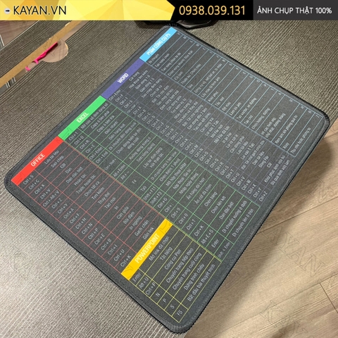 Lót chuột chống nước cỡ nhỏ 30x25cm dày 3mm SHORTCUT-01-30X25