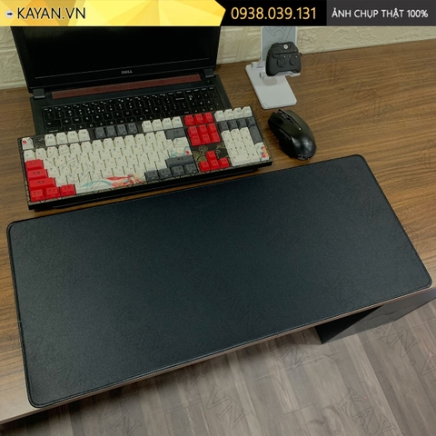 Lót chuột chống nước cỡ lớn 70x30cm dày 3mm BLACK-70X30